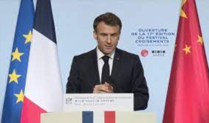 Macron affirme que la Chine peut jouer un rôle majeur pour trouver